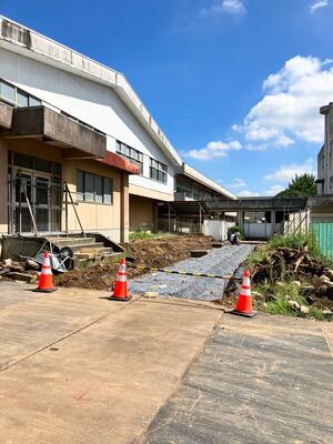 渡り廊下整備状況